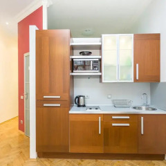 Апартаменты Four Squares Apartments on Tverskaya Апартаменты с двуспальной кроватью фото 10