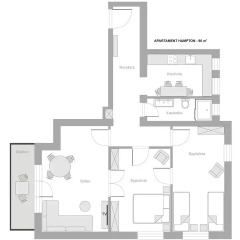 Апартаменты Sanhaus Apartments Апартаменты фото 11