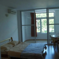 Отель Single Apartment in Global Ville Aparthotel Болгария, Солнечный берег - отзывы, цены и фото номеров - забронировать отель Single Apartment in Global Ville Aparthotel онлайн комната для гостей фото 4