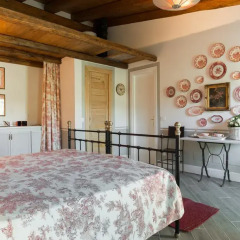 Отель La Locanda Di Borghetto Улучшенный номер с различными типами кроватей фото 2