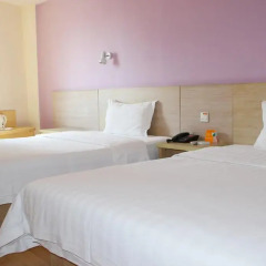 Отель 7Days Inn Xi'an Small Wild Goose Pagoda Nanshaomen Branch Китай, Сиань - отзывы, цены и фото номеров - забронировать отель 7Days Inn Xi'an Small Wild Goose Pagoda Nanshaomen Branch онлайн комната для гостей фото 2