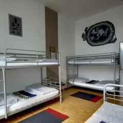 Heart of Gold Hostel Berlin Кровать в общем номере с двухъярусной кроватью фото 10