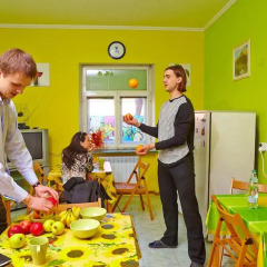 Happy Hostel питание