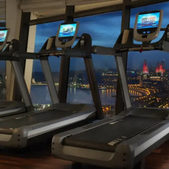 Отель JW Marriott Absheron Baku Азербайджан, Баку - 10 отзывов об отеле, цены и фото номеров - забронировать отель JW Marriott Absheron Baku онлайн фитнесс-зал