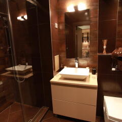 Отель Brown Cottage Apartment Болгария, София - отзывы, цены и фото номеров - забронировать отель Brown Cottage Apartment онлайн ванная