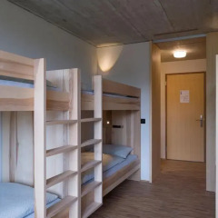 Youth Hostel Gstaad Saanenland Кровать в общем номере с двухъярусной кроватью фото 3