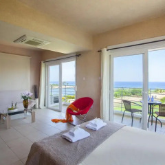 Отель Beachfront villa Del Mare Кипр, Протарас - отзывы, цены и фото номеров - забронировать отель Beachfront villa Del Mare онлайн комната для гостей фото 4