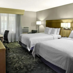 Отель Courtyard Columbus Downtown Стандартный номер с различными типами кроватей фото 3