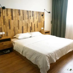 Chengdu Lazybones Lounge Hostel Стандартный номер с двуспальной кроватью
