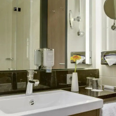 Отель InterCityHotel Leipzig 4* Стандартный номер с различными типами кроватей фото 3
