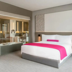 Отель Intercontinental Dubai Marina Стандартный номер с различными типами кроватей фото 5
