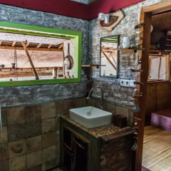 Отель Kuta Cabana Lodge Индонезия, Прайя - отзывы, цены и фото номеров - забронировать отель Kuta Cabana Lodge онлайн ванная