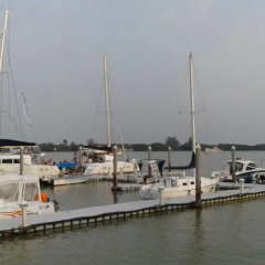 Отель Marina Boat House 2* Кровать в женском общем номере с двухъярусной кроватью фото 24