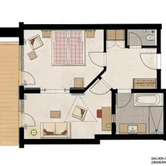 Hotel Feldwebel 4* Люкс с различными типами кроватей фото 6