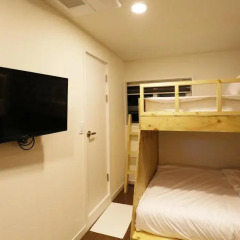 Отель STEP INN Myeongdong 1 3* Стандартный семейный номер с двухъярусной кроватью