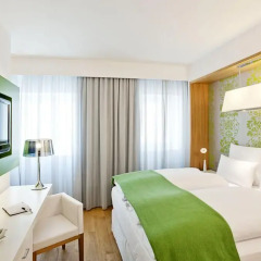 Отель NH Frankfurt Messe 4* Стандартный номер с различными типами кроватей фото 7