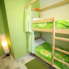 Solyanka Hostel Кровать в женском общем номере с двухъярусной кроватью