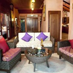 Отель Sandalwood Luxury Villas 5* Люкс с различными типами кроватей фото 9