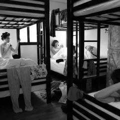 Doolay Beachfront Hostel Кровать в общем номере с двухъярусной кроватью