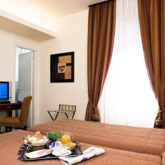 Отель Adriano 3* Стандартный номер с различными типами кроватей фото 8