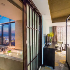 Отель Hangzhou Hua Chen International 4* Улучшенный номер с различными типами кроватей фото 10