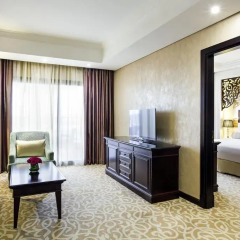 Отель Marjan Island Resort & Spa Managed by AccorHotels 5* Улучшенный номер с различными типами кроватей фото 8