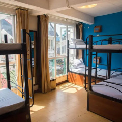 Отель Vietnam Backpacker Hostels Downtown Кровать в общем номере фото 3