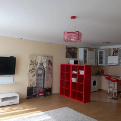 Апартаменты Apartment Red and White гостиничный бар
