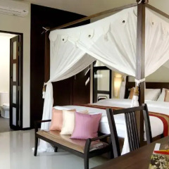 Отель Two Villas Holiday Oriental Style Layan Beach 4* Вилла с различными типами кроватей фото 30