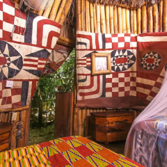 Отель Great Huts 3* Бунгало с различными типами кроватей фото 29