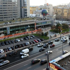 Апартаменты ApartLux Улучшенные Апартаменты Новоарбатская 2 балкон