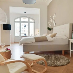 Апартаменты Stadtbleibe Apartments комната для гостей фото 2