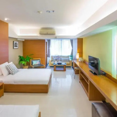 Апартаменты Laemtong Serviced Apartment Улучшенная студия с 2 отдельными кроватями фото 4