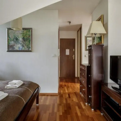 Отель Apartamenty Comfort z kominkiem, balkonem i ogrodem удобства в номере