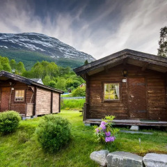 Отель Nesset Fjordcamping Стандартный номер с двуспальной кроватью (общая ванная комната) фото 8