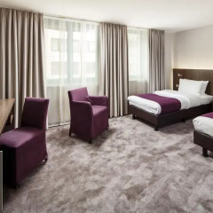 Отель Holiday Inn Düsseldorf - Hafen 4* Стандартный номер с различными типами кроватей фото 2