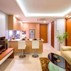 Отель At The Tree Condominium Phuket Номер Делюкс с двуспальной кроватью фото 18