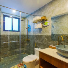 Отель Riverside Impression Homestay Villa 3* Стандартный номер с различными типами кроватей фото 9