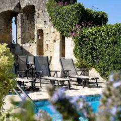 Отель Restaurant Palais Cardinal Франция, Сент-Эмильон - отзывы, цены и фото номеров - забронировать отель Restaurant Palais Cardinal онлайн бассейн фото 2