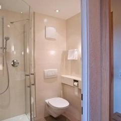 Hotel Zur Mühle Исманинг ванная