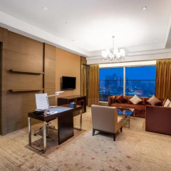 Отель Crowne Plaza Nanjing Jiangning 4* Улучшенный номер с различными типами кроватей фото 3