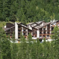 Отель Alpina Residence Стельвио приотельная территория