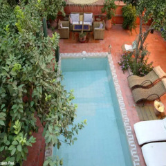 Отель Riad Les Cigognes Марокко, Марракеш - отзывы, цены и фото номеров - забронировать отель Riad Les Cigognes онлайн бассейн