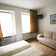 Отель Pension/Guesthouse am Hauptbahnhof Номер Комфорт с различными типами кроватей фото 4