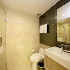 Апартаменты Guangzhou Chimelong Heefun International Service Apartment Гуанчжоу ванная
