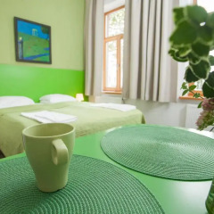 Отель Litinterp Guesthouse Kaunas Литва, Каунас - отзывы, цены и фото номеров - забронировать отель Litinterp Guesthouse Kaunas онлайн комната для гостей фото 4