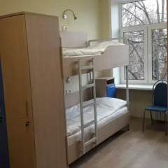 Хостел Останкино Кровать в женском общем номере с двухъярусной кроватью фото 7