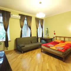 Апартаменты Four Squares Apartments on Tverskaya Апартаменты с двуспальной кроватью фото 36