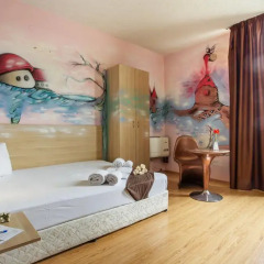 Art Hotel Simona 3* Стандартный номер с разными типами кроватей фото 10
