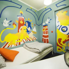 Art Hostel Contrast Стандартный номер с различными типами кроватей фото 3